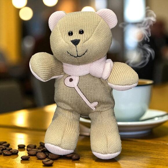 10" Starbucks Bearista Bear Plush Knit Key to My Heart Coffee Lover Holiday Gift - Picture 10 of 10